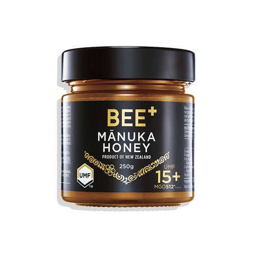 BEE+ Manuka Honey UMF15+ 250g — NTX packaging