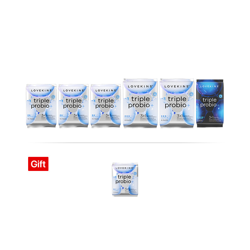 Triple ProBio Sanitary Pads 6 Packs